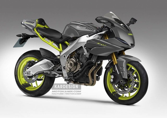 Yamaha r7 lộ ảnh thiết kế render mới