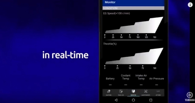 Yamaha ra măt ưng dung power tuner điêu chinh đông cơ xe may trên smartphone