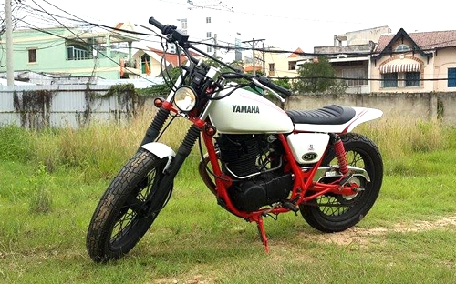  yamaha sr400 flat tracker - nét cá tính sài thành 