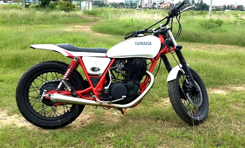  yamaha sr400 flat tracker - nét cá tính sài thành 