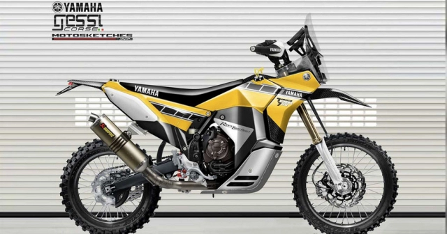 Yamaha tenere 700 rally racer lộ diện với hình ảnh táo bạo