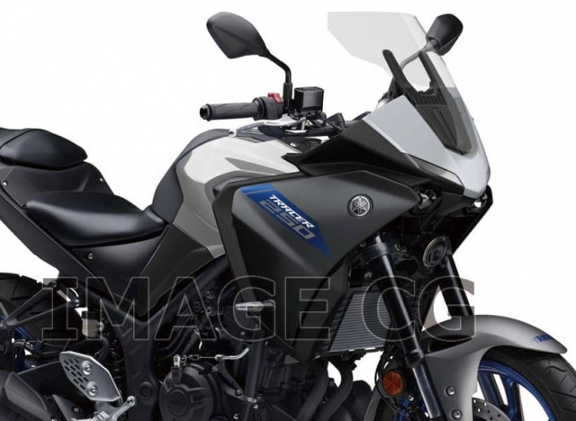 Yamaha tracer 300250 touring lộ diện hình ảnh render