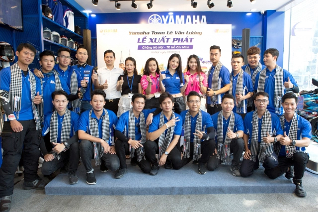 Yamaha vn tổ chức hành trình asean touring nhằm kỷ niệm 5 năm ra mắt động cơ blue core