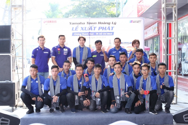 Yamaha vn tổ chức hành trình asean touring nhằm kỷ niệm 5 năm ra mắt động cơ blue core