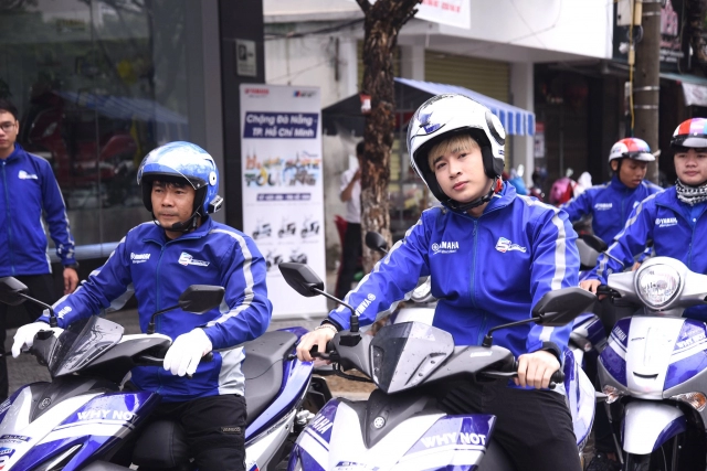 Yamaha vn tổ chức hành trình asean touring nhằm kỷ niệm 5 năm ra mắt động cơ blue core