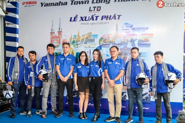 Yamaha vn tổ chức hành trình asean touring nhằm kỷ niệm 5 năm ra mắt động cơ blue core