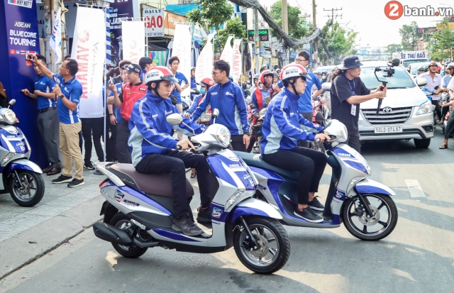 Yamaha vn tổ chức hành trình asean touring nhằm kỷ niệm 5 năm ra mắt động cơ blue core