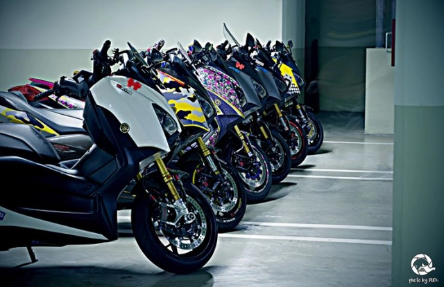 Yamaha x-max300 độ chất lừ của một biker đến từ đài loan