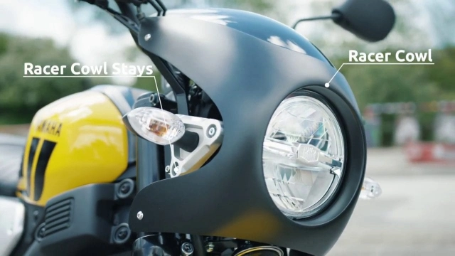 Yamaha xsr125 đẹp như siêu nhân với bộ phụ kiện chính hãng