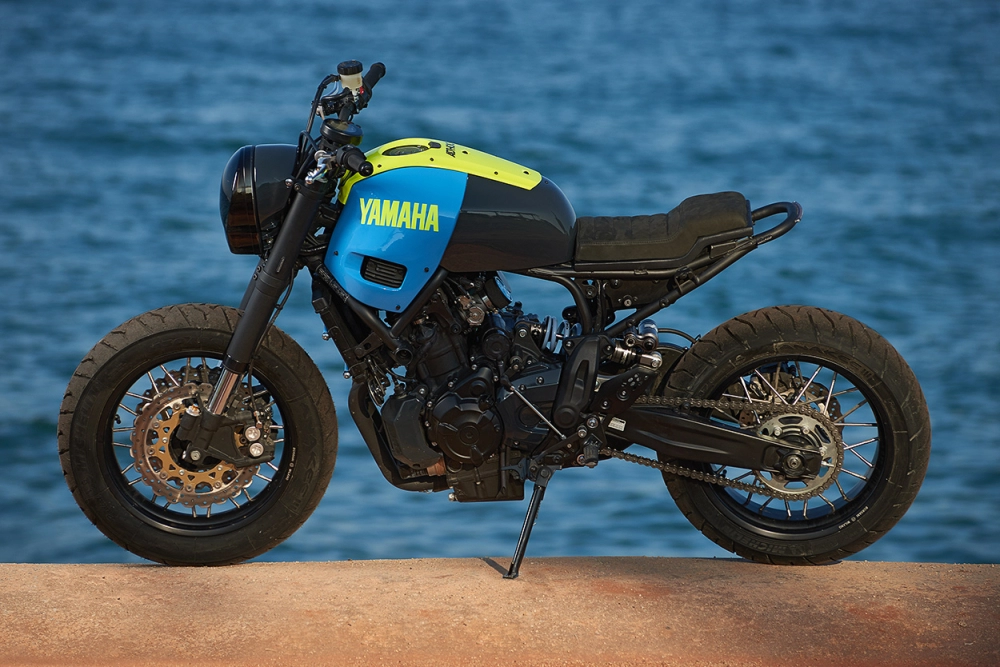 Yamaha xsr700 bản độ tracker đầy khác biệt