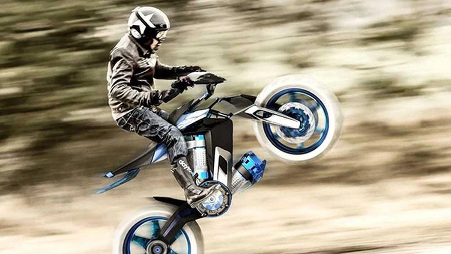 Yamaha xt h500 h20 - siêu mô tô chạy bằng thủy điện đang được hình thành