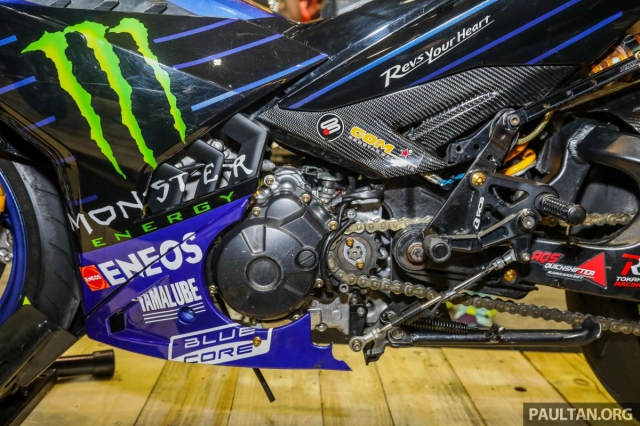 aos 2019 exciter 150 độ phiên bản monster energy với dàn chân pkl siêu hầm hố