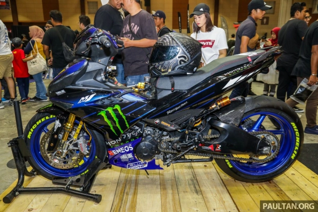 aos 2019 exciter 150 độ phiên bản monster energy với dàn chân pkl siêu hầm hố