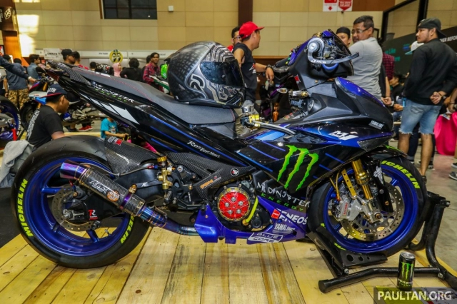 aos 2019 exciter 150 độ phiên bản monster energy với dàn chân pkl siêu hầm hố