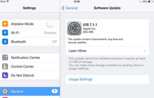 Apple bất ngờ tung bản cập nhật ios 711
