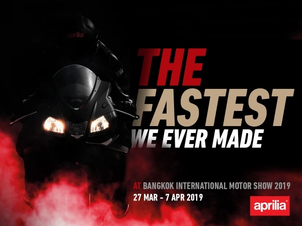 Aprilia dự kiến giới thiệu mô hình superbike đỉnh cao tại bangkok motor show 2019