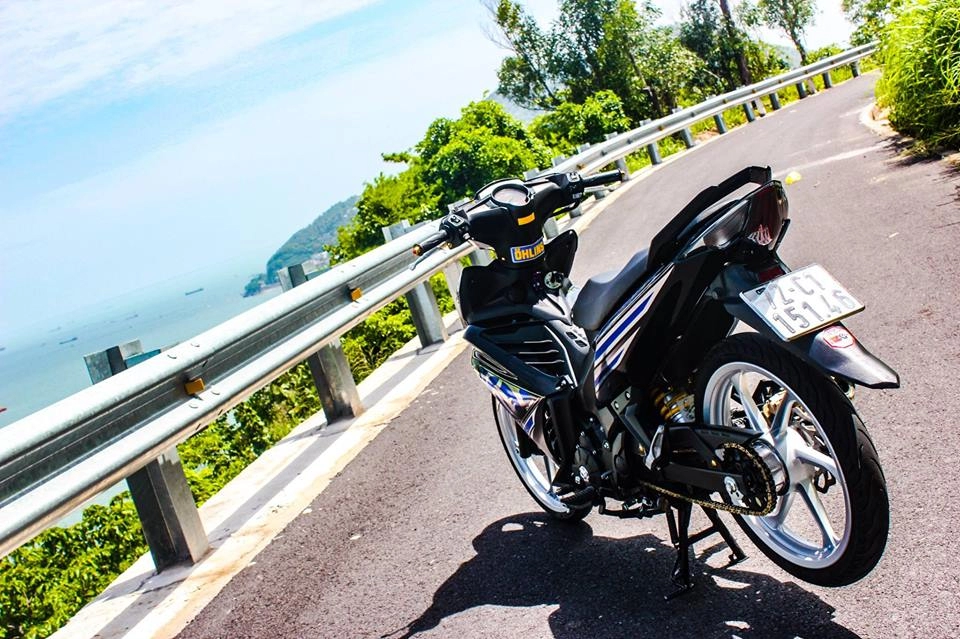 Biển gió và yamaha exciter 135cc phong cách malaysia