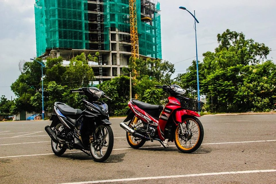 Biển gió và yamaha exciter 135cc phong cách malaysia