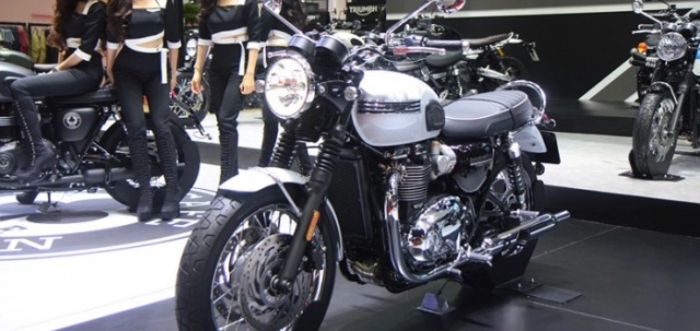 bims 2019 cận cảnh cặp đôi triumph bonneville t120 ace và bonneville t120 diamond edition