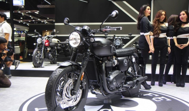 bims 2019 cận cảnh cặp đôi triumph bonneville t120 ace và bonneville t120 diamond edition