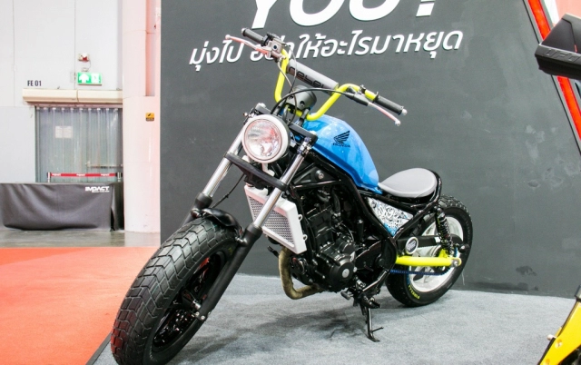 bims 2019 honda rebel 300 lột xác ấn tượng với phong cách bobber chói chang