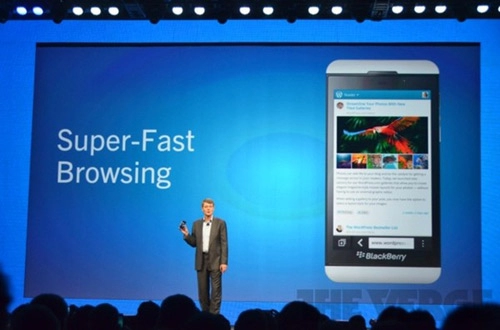 Blackberry z10 chính thức trình làng