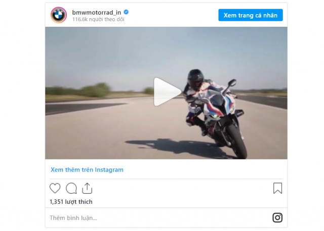 Bmw m1000rr được tiết lộ chuẩn bị có mặt tại châu á