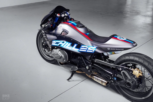 Bmw r1250rs độ ấn tượng với phong cách dragbike với tên gọi achilles
