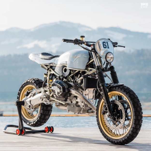 Bmw rninet hồi sinh từ ý tưởng mô tô trượt tuyết rickman triumph metisse