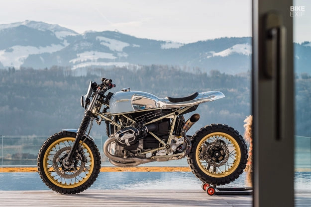 Bmw rninet hồi sinh từ ý tưởng mô tô trượt tuyết rickman triumph metisse