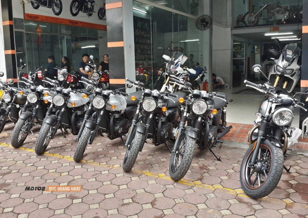 Bonneville t100 black 2017 số lượng lớn tiếp tục về việt nam