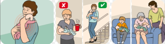 Cách bế trẻ sơ sinh chuẩn nhất dành cho những người lần đầu làm mẹ