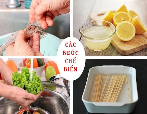 Cách làm tôm nướng muối ớt bằng than hoa chảo lò nướng ngon xuất sắc