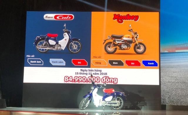 Cận cảnh monkey 125cc - mẫu minibike nay chính thức có mặt tại vn với giá bán khá cao