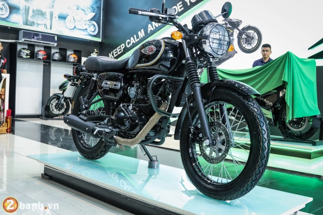 Cận cảnh và giá bán kawasaki w175 2019 custom đậm chất cổ điển từ motorrock