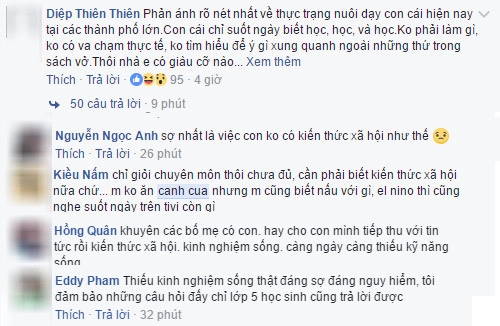 Cha mẹ việt sẽ thấy sao khi có cô con gái không biết canh cua nấu với rau gì