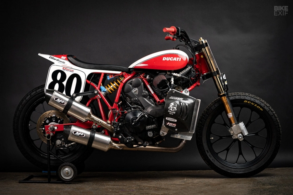 Chiêm ngưỡng chân dung thí sinh ducati flat tracker trước giải đua aft twins