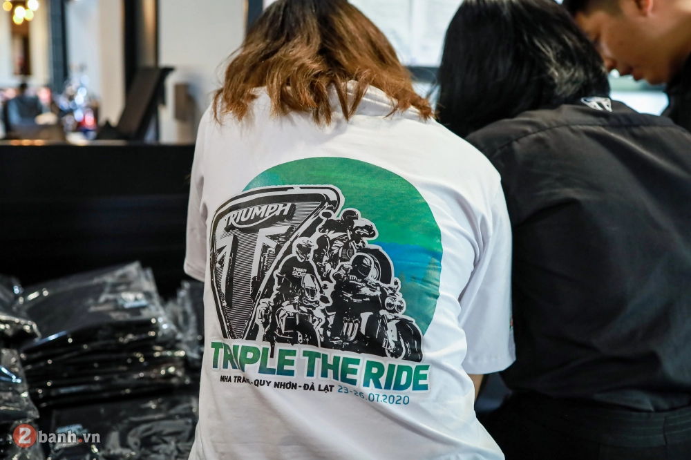 Chuẩn bị cho hành trình triple the ride cùng triumph việt nam