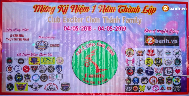 Club exciter chơn thành family mừng sinh nhật lần i