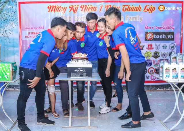 Club exciter chơn thành family mừng sinh nhật lần i