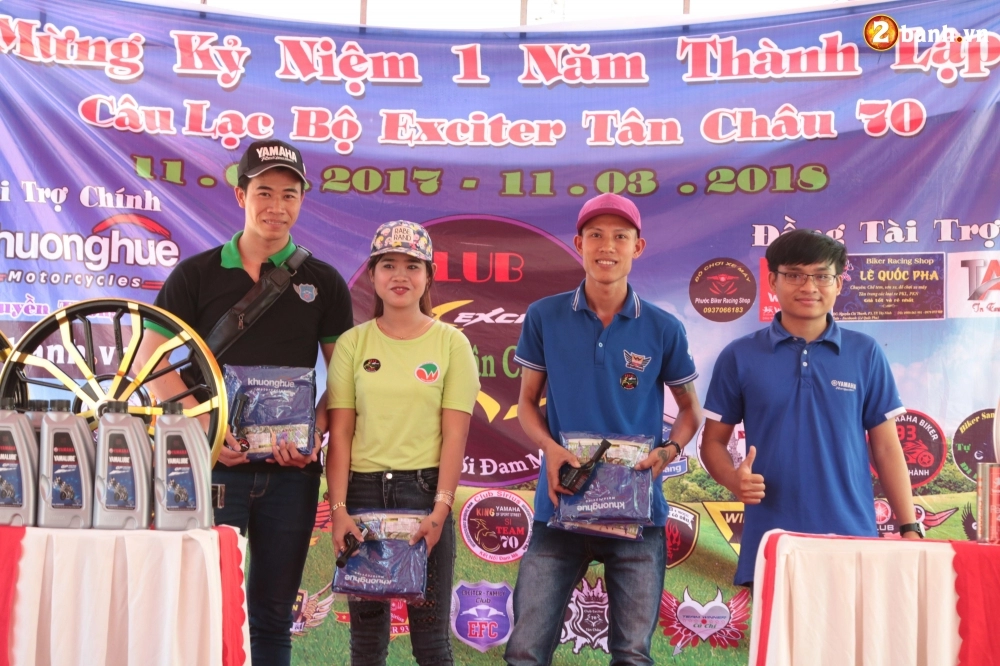 Club exciter tân châu 70 mừng sinh nhật lần i đầy hoành tráng