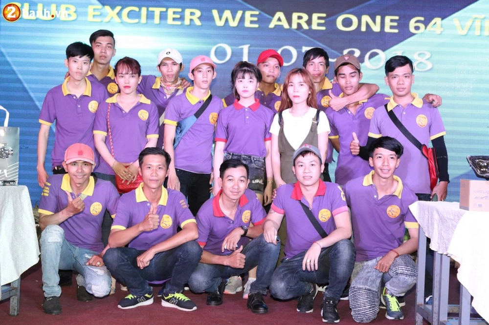 Club exciter we are one 64 vĩnh long ôn lại kỉ niệm sau i năm thành lập