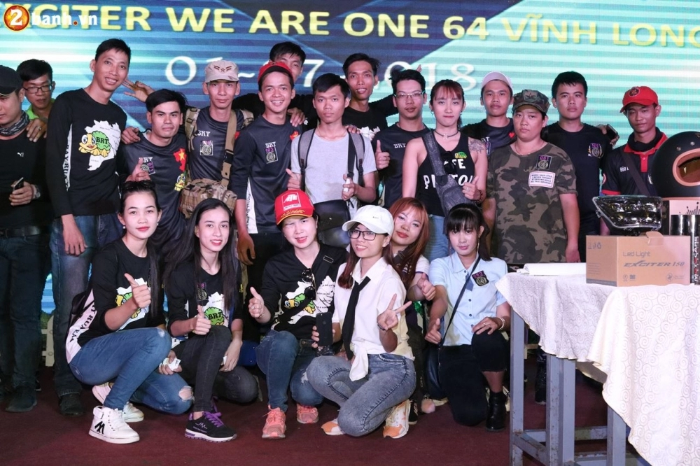 Club exciter we are one 64 vĩnh long ôn lại kỉ niệm sau i năm thành lập