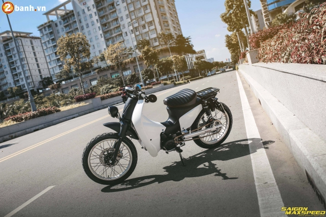 Cub 50 daelim đô phong cach bobber đầy phá cách cua dân chơi viêt