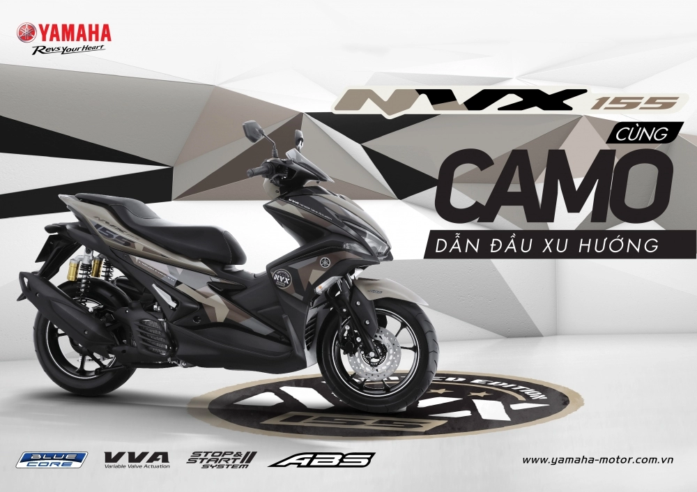 Đánh giá xe nvx 155 camo 2017 mới nhất với chi tiết hình ảnh