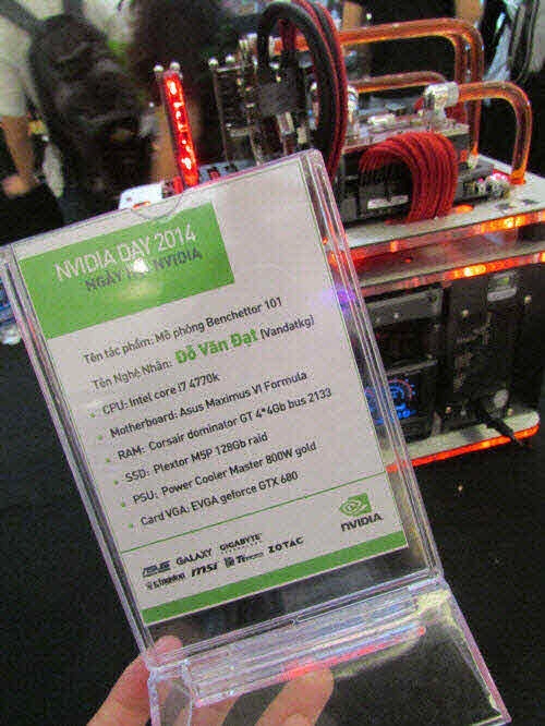 độ thùng máy và ép xung tại nvidia day 2014