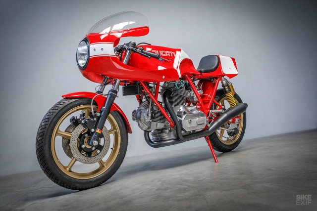 Ducati 900ss bản phục chế từ nguyên mẫu tay đua isle of man thời kì đầu