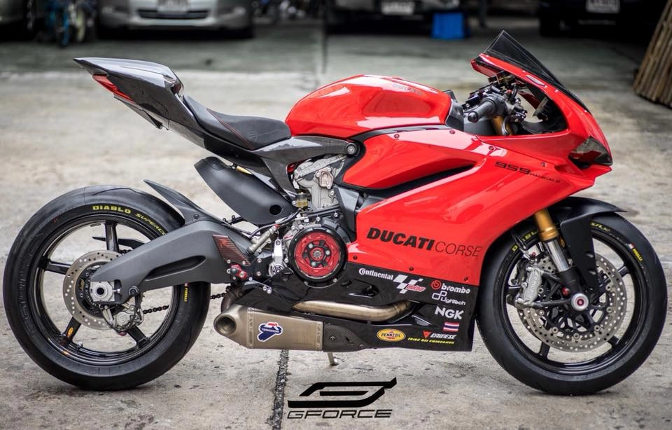 Ducati 959 panigale bản độ cộm cán đến từ cấu hình khủng