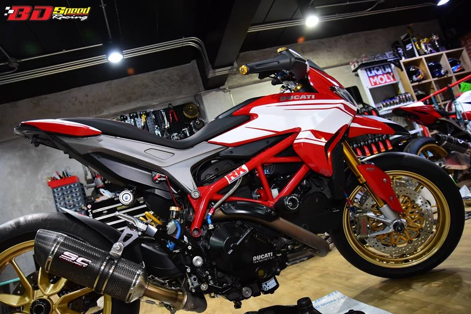 Ducati hypermotard 821 bản độ đầy hiệu năng đến từ bd speed racing