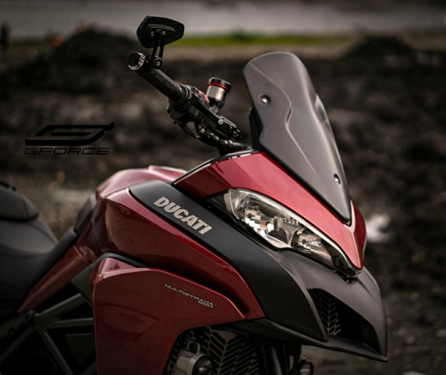 Ducati multistrada 950 độ cực chất với phong cách ruby red